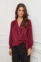 Blusa - Burdeos