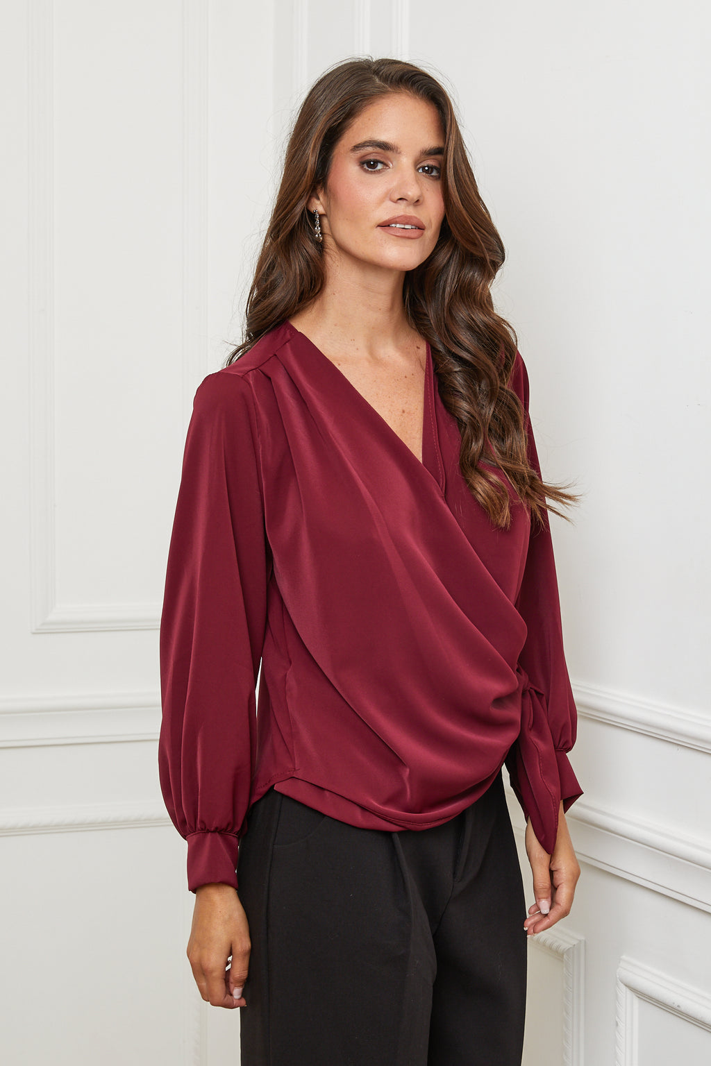 Blusa - Burdeos