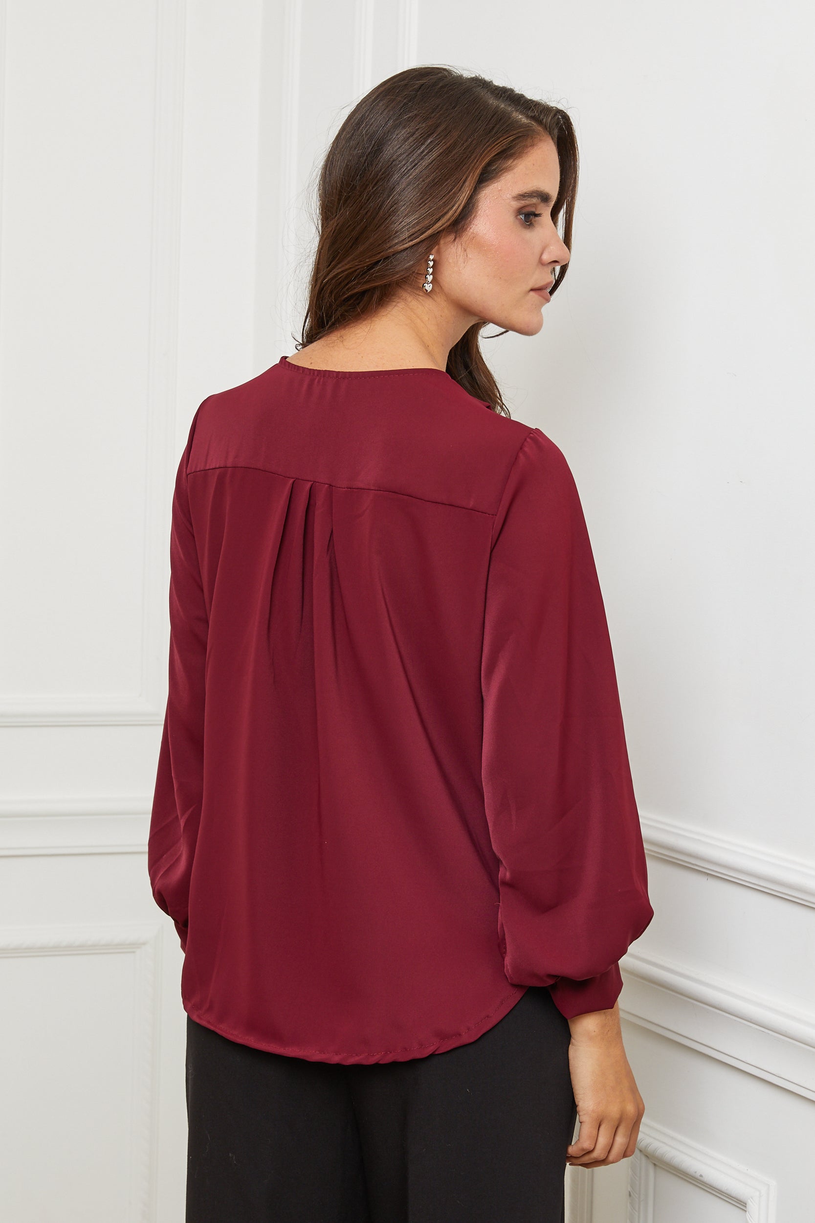 Blusa - Burdeos