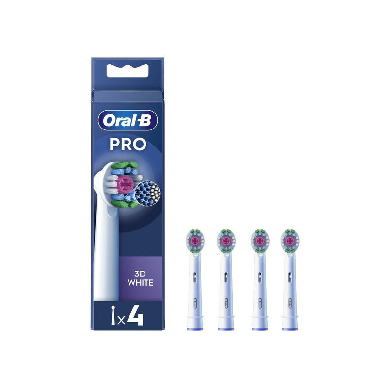 Oral-B 3D White X-Filaments - 4 Brushes - Compatible with all brushes except Io