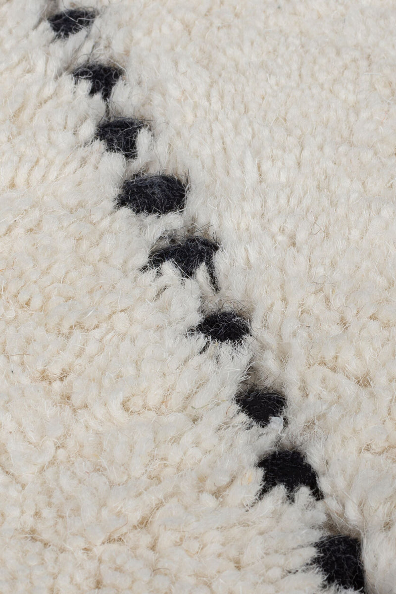 Tapis En Laine Noir Dottie Geometric