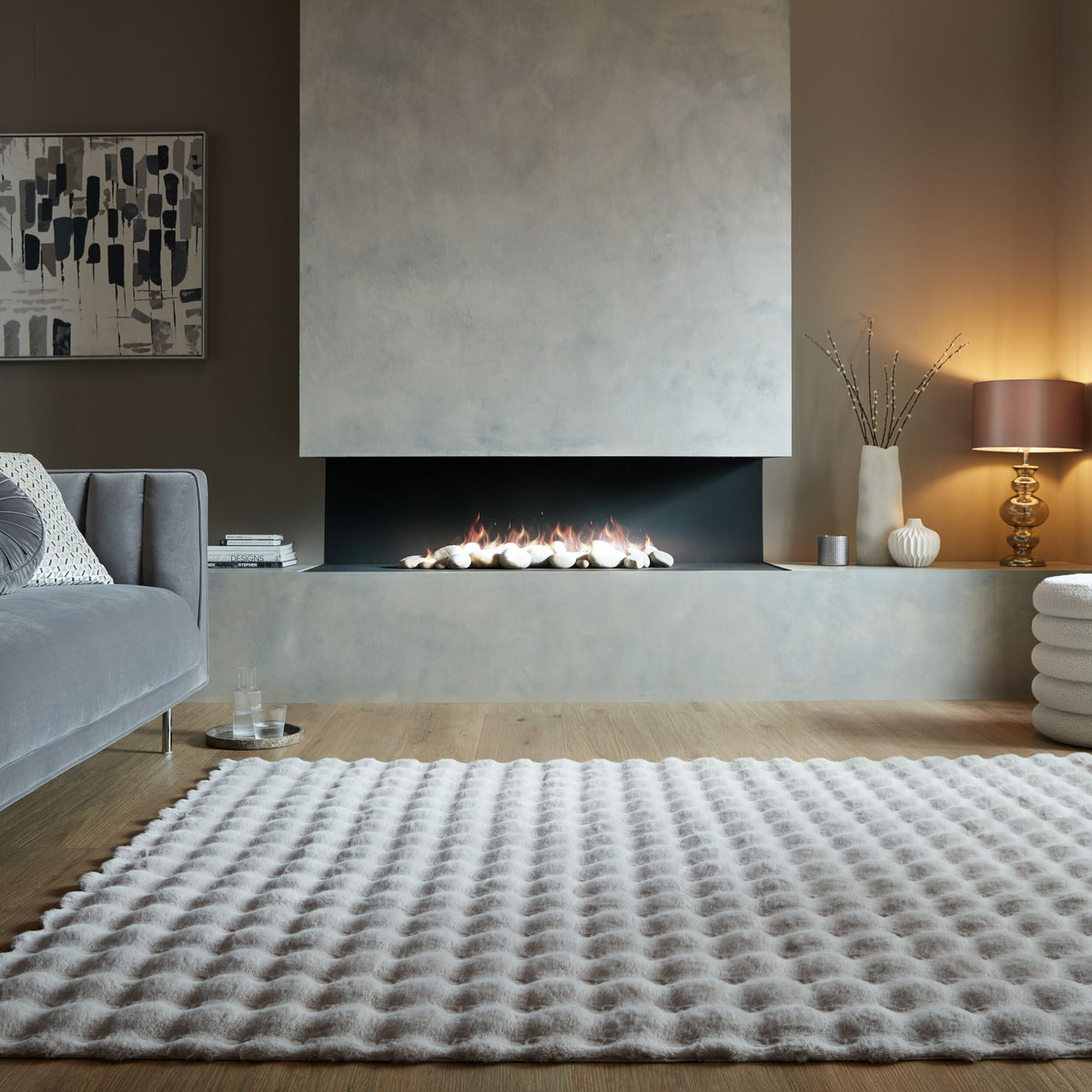 Alfombra de imitación de piel Comfy