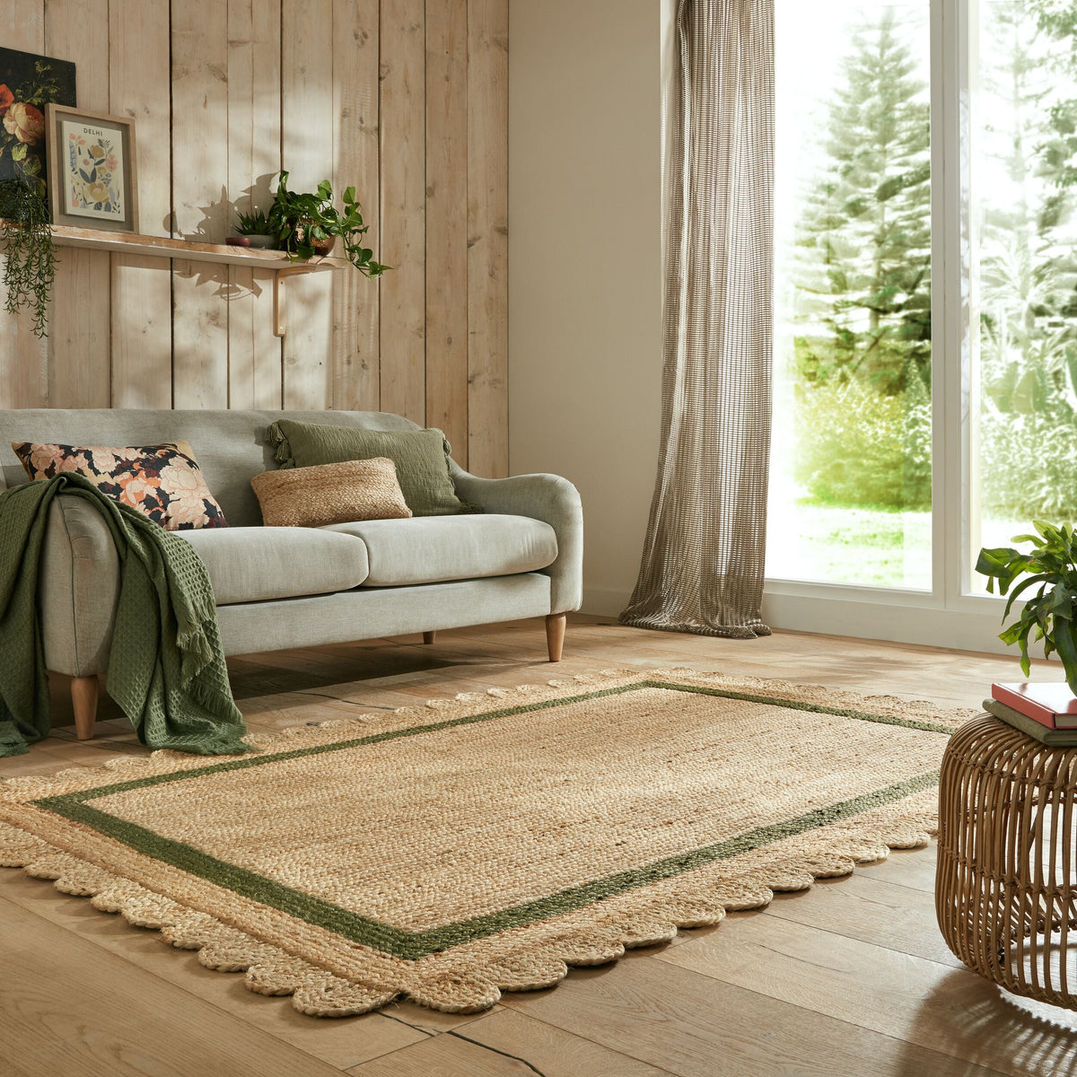 Tappeto Grace in juta naturale