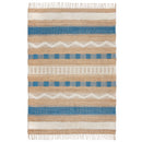 Tapis En Jute Medina Bleu