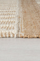 tapis medina en jute ivoire detail de la matiere#couleur_beige
