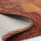 Tappeto patchwork color terracotta