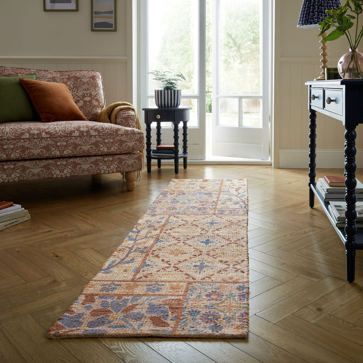Taylor Patchwork Jute Runner Rug