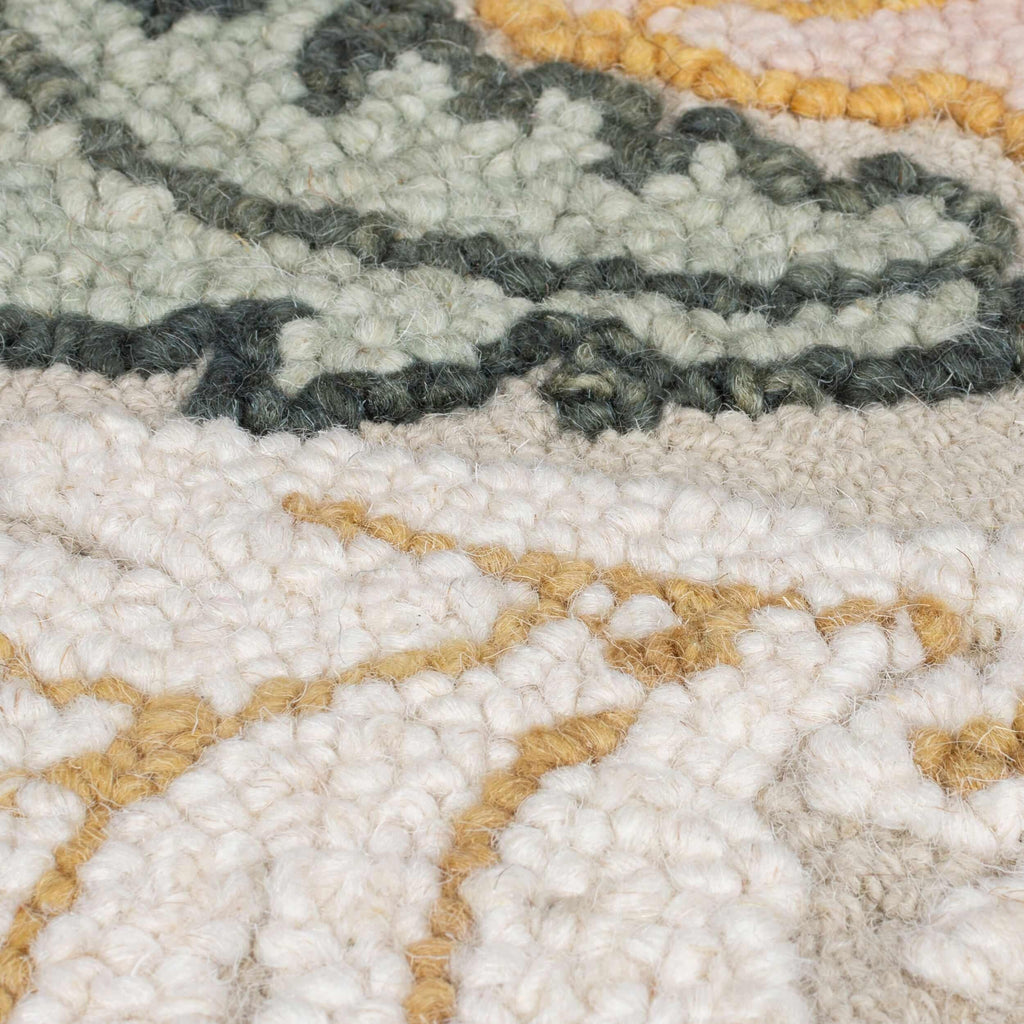 Alfombra de pasillo de lana Daphne