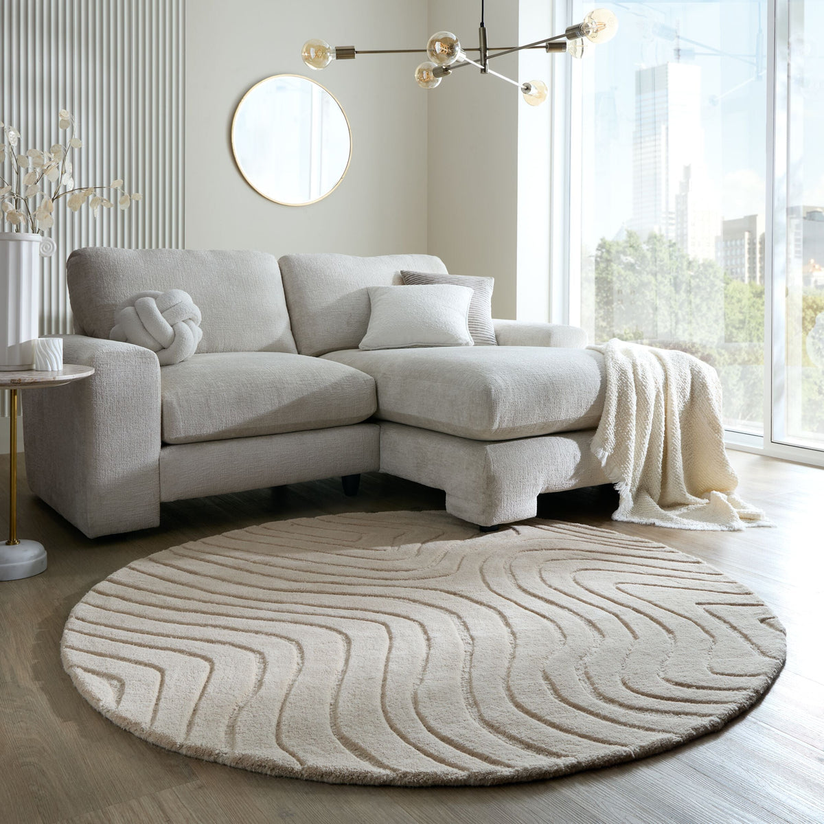 Mesmerise Round Wool Rug