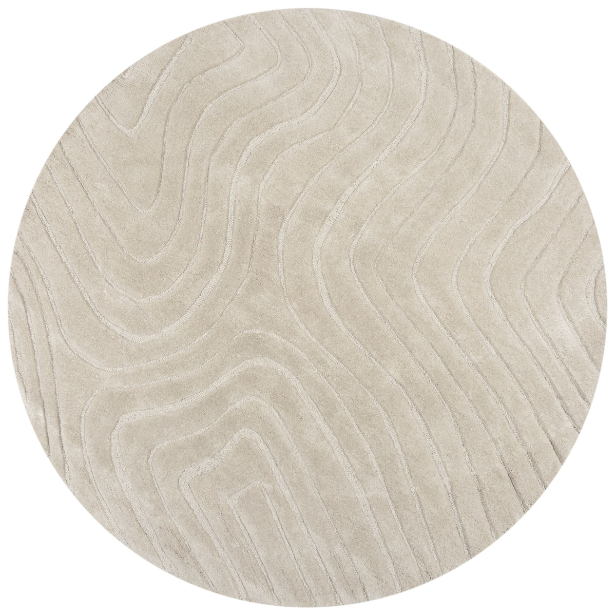 Mesmerise Round Wool Rug