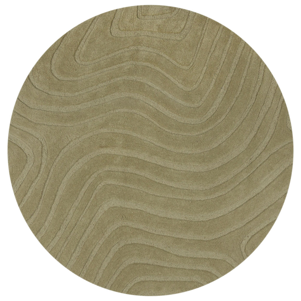 Mesmerise Round Wool Rug