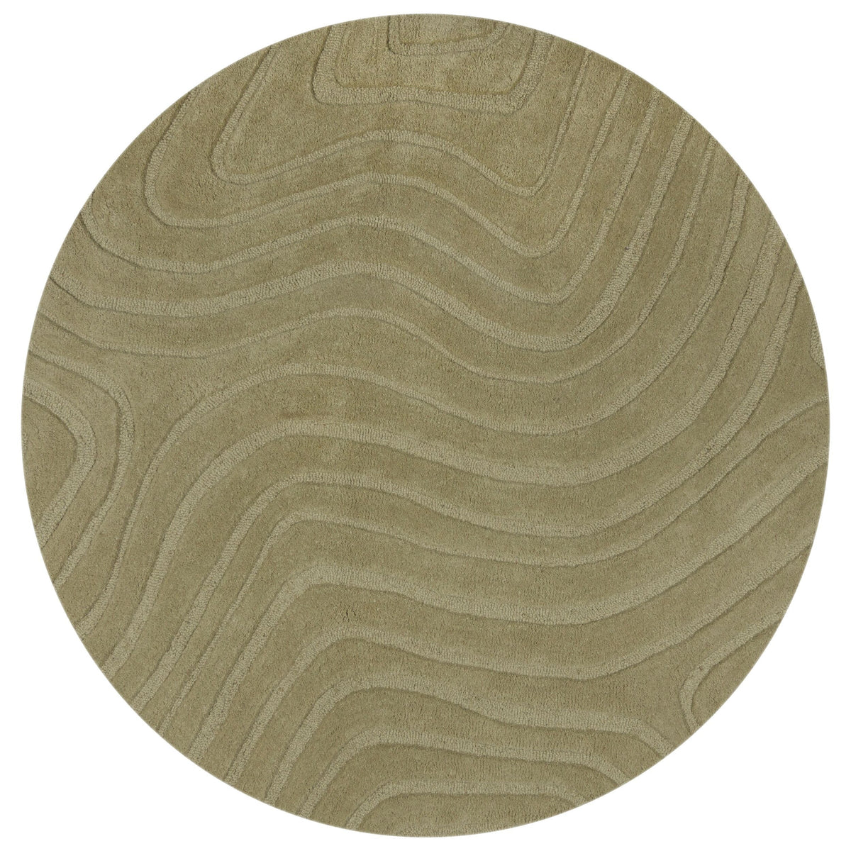 Mesmerise Round Wool Rug