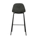 Set of 2 Henrik Island Chairs - Grey/Black