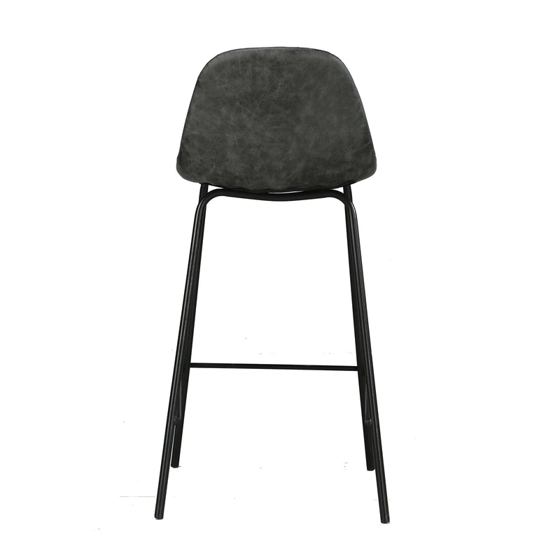Set of 2 Henrik Island Chairs - Grey/Black