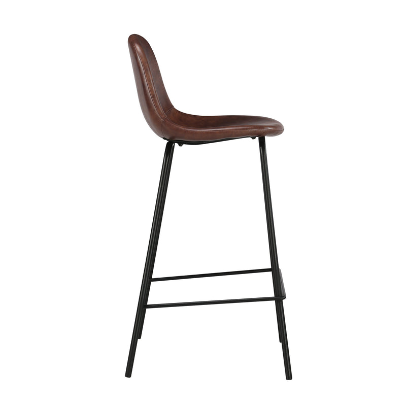 Set of 2 Henrik Island Chairs - Brown