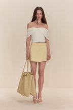 Top Prescott - Blanco roto