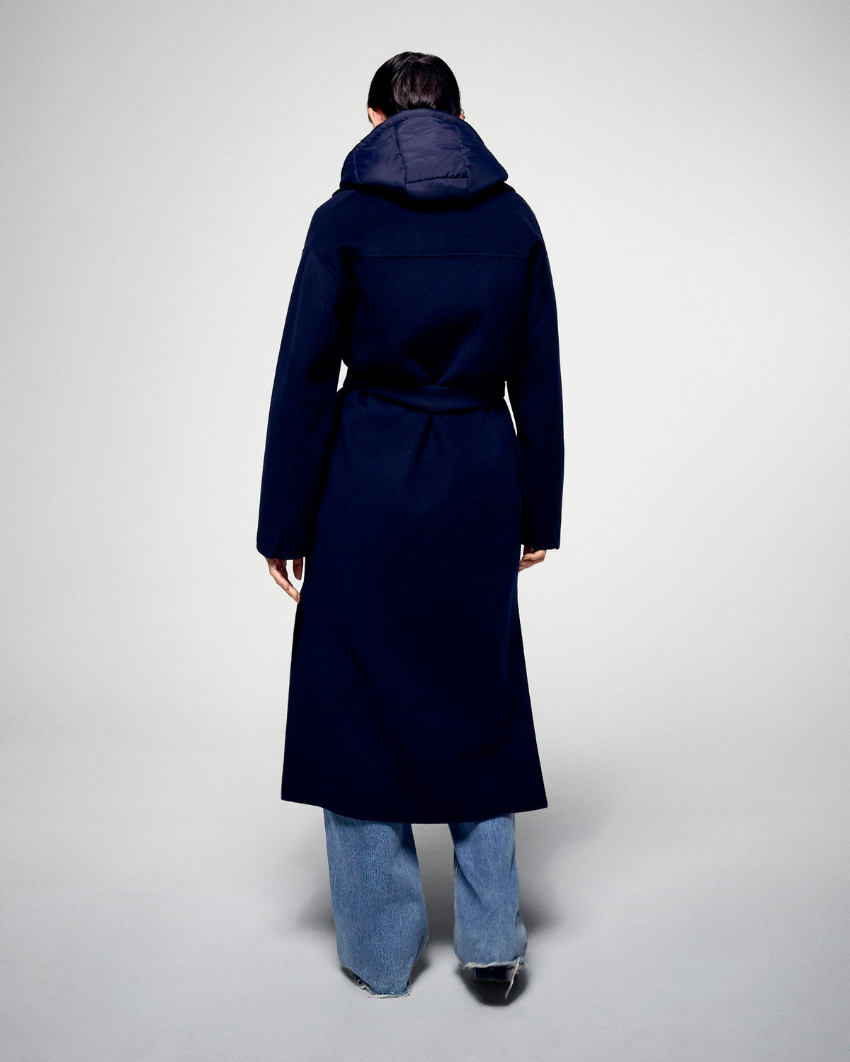Hooded Collar - Navy - Unisex