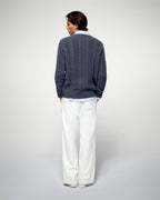 Pull Col Rond - Storm Grey - Homme