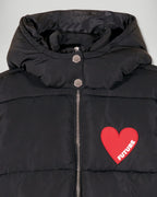 Doudoune Coeur - Noir - Femme