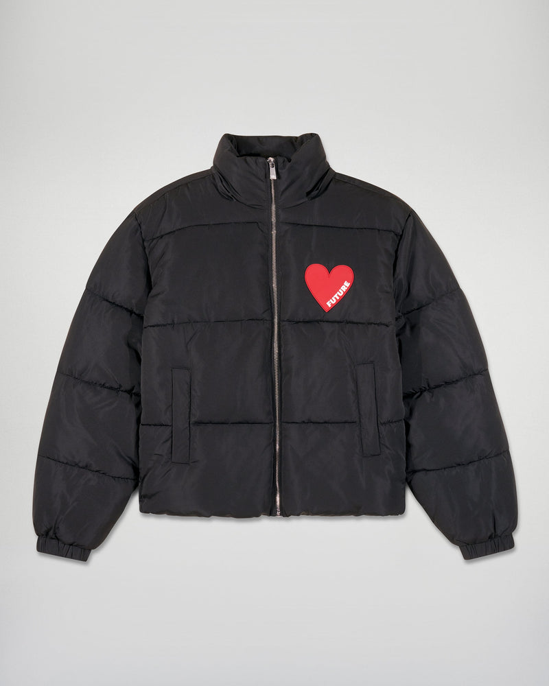 Doudoune Coeur - Noir - Femme