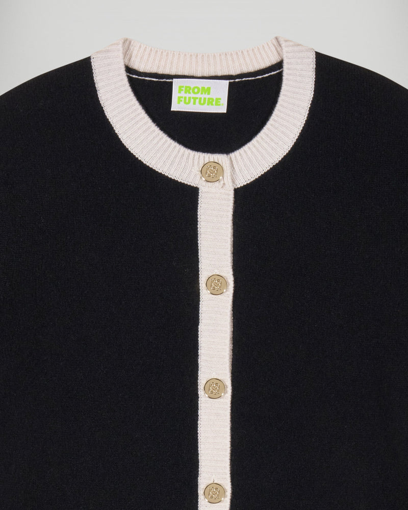 Pull Cardigan - Noir - Femme