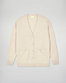 Pull Cardigan - Beige Chiné - Femme