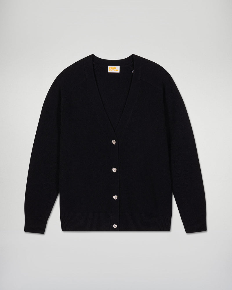 Pull Cardigan - Noir - Femme