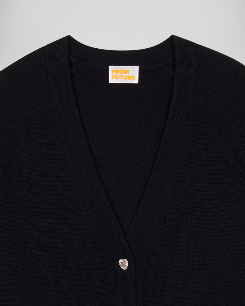 Pull Cardigan - Noir - Femme