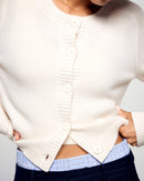 Pull Cardigan - Ecru - Femme