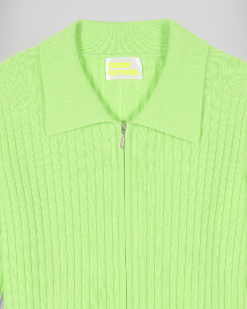 Pull Gilet - Candy Green - Femme