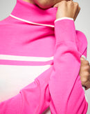 Pull Col Roulé - Cosmic Pink - Femme