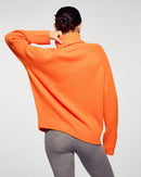 Pull Col Roulé Oversize - Golden Orange - Femme