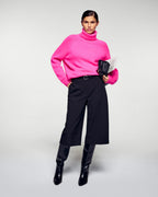 Jersey de cuello alto oversize - Cosmic Pink - Mujer