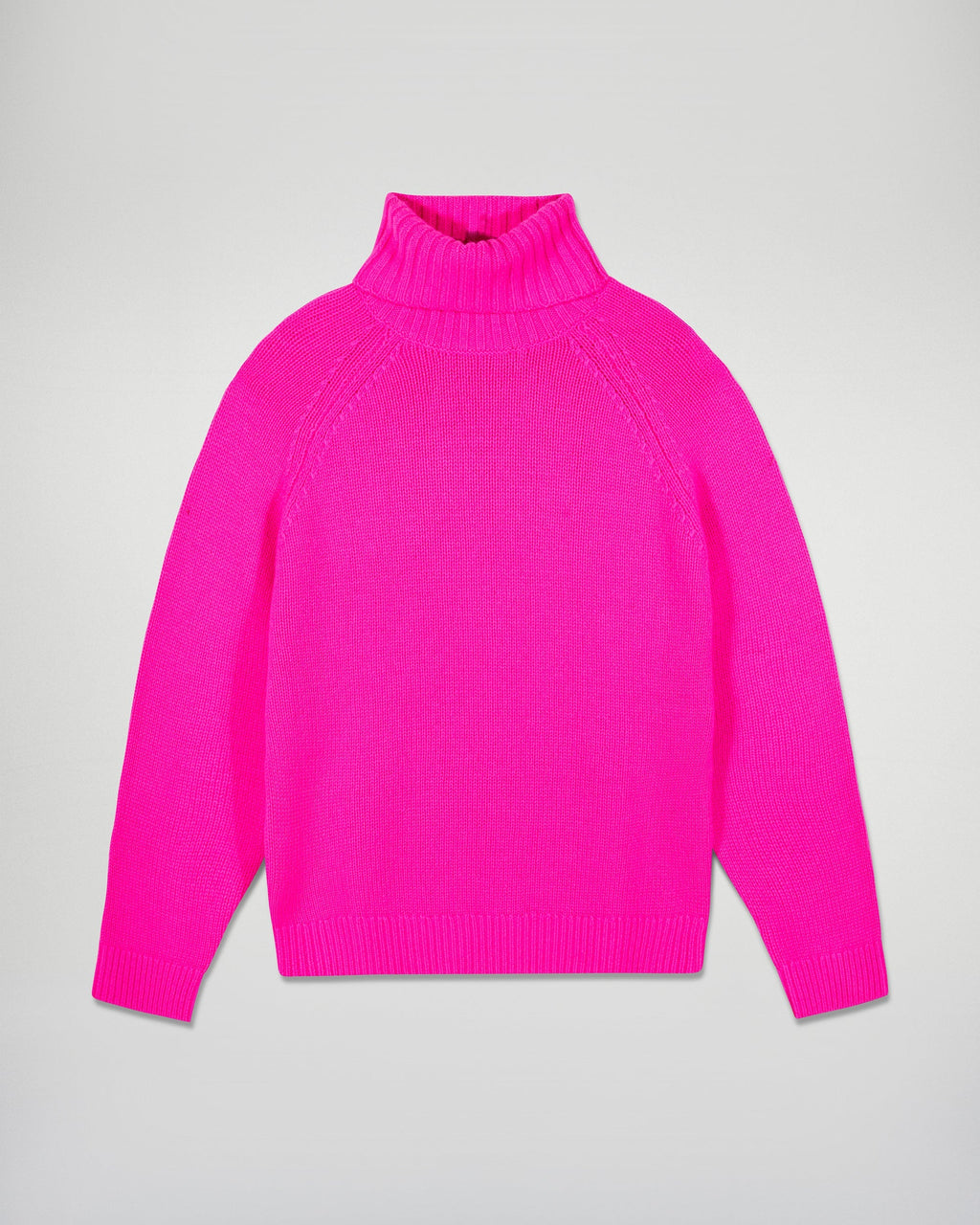 Jersey de cuello alto oversize - Cosmic Pink - Mujer