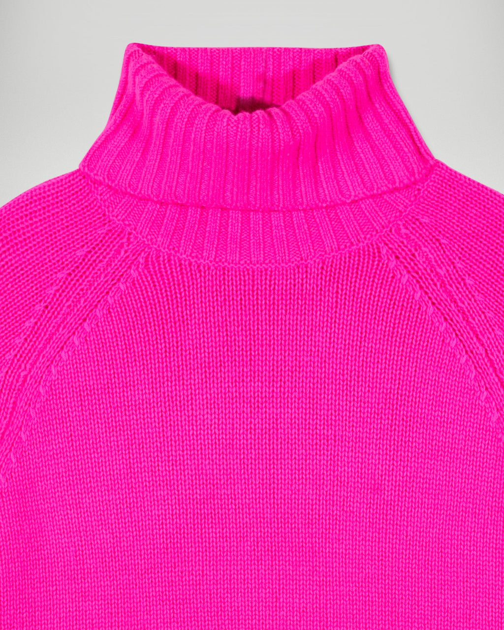 Jersey de cuello alto oversize - Cosmic Pink - Mujer