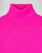 Jersey de cuello alto oversize - Cosmic Pink - Mujer