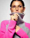 Pull Col Camionneur - Gris Chiné Foncé - Femme