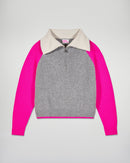 Pull Col Camionneur - Gris Chiné Foncé - Femme