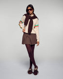 Pull Col Montant À Bandes Ottoman - Sable - Femme