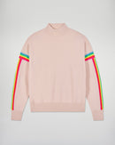 Pull Col Montant À Bandes Ottoman - Sable - Femme