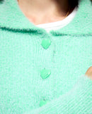 Pull Col Polo - Snowy Green - Femme
