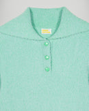 Pull Col Polo - Snowy Green - Femme