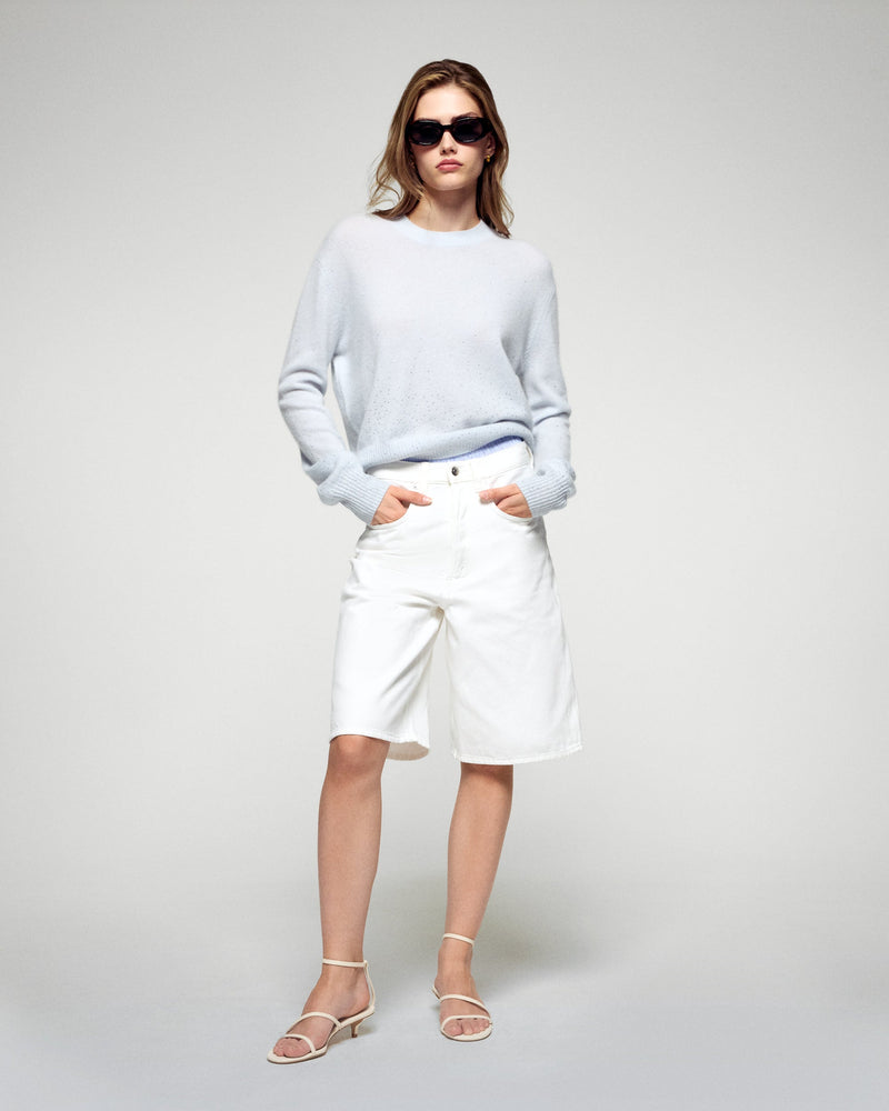 Pull Col Rond - Angel Blue - Femme