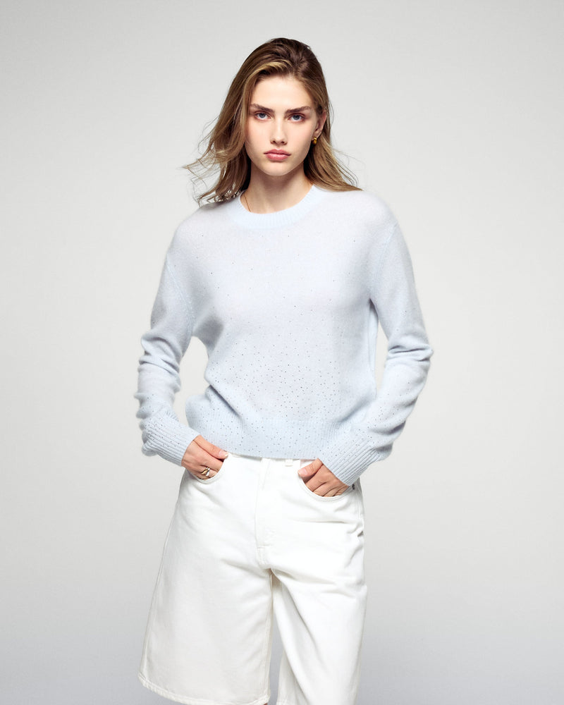 Pull Col Rond - Angel Blue - Femme