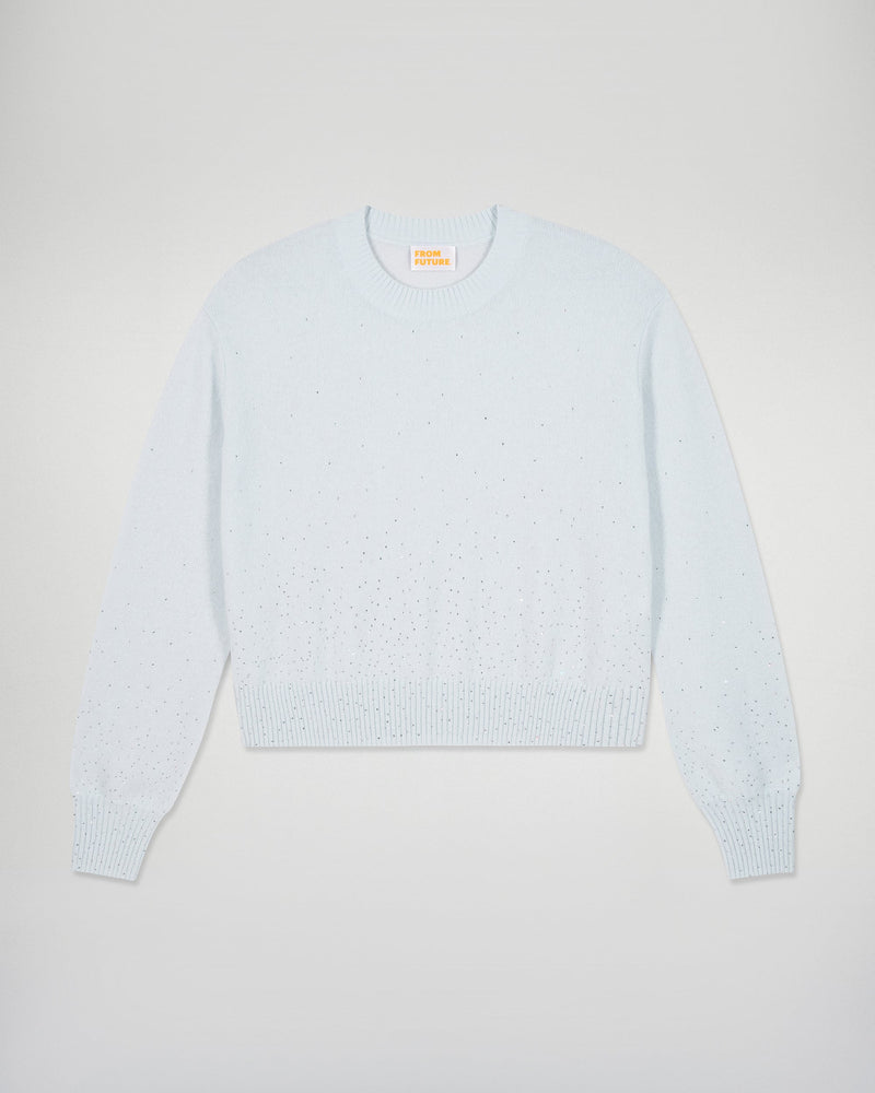 Pull Col Rond - Angel Blue - Femme