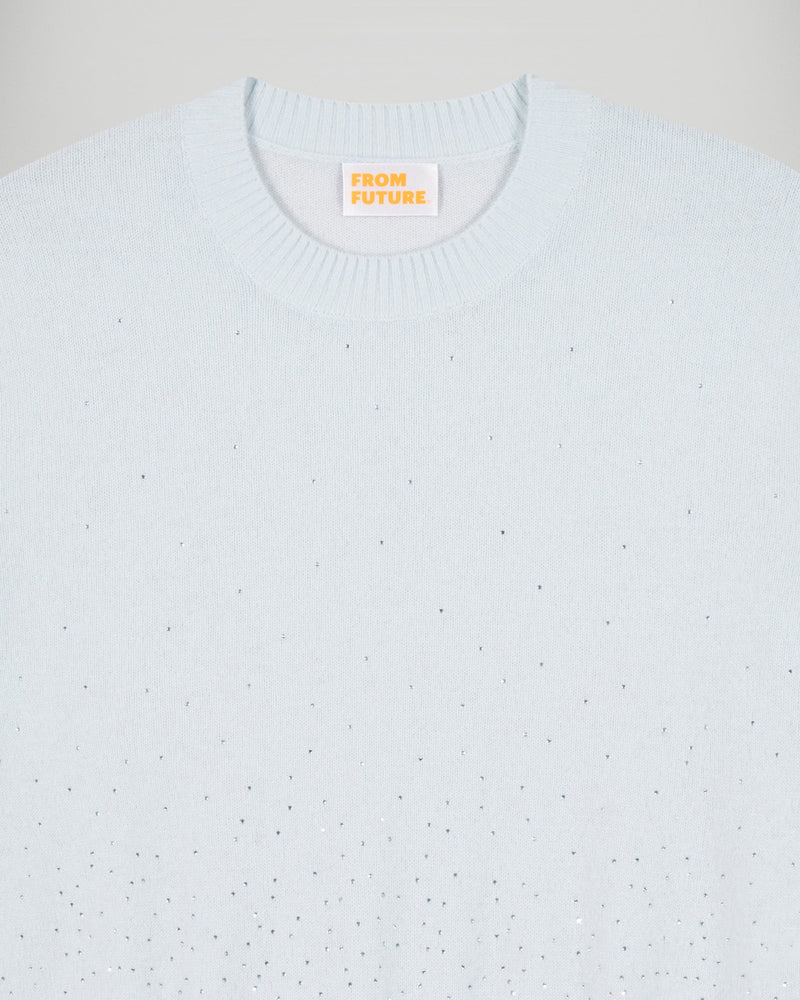 Pull Col Rond - Angel Blue - Femme