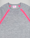 Pull Col Rond - Gris Chiné Foncé - Femme