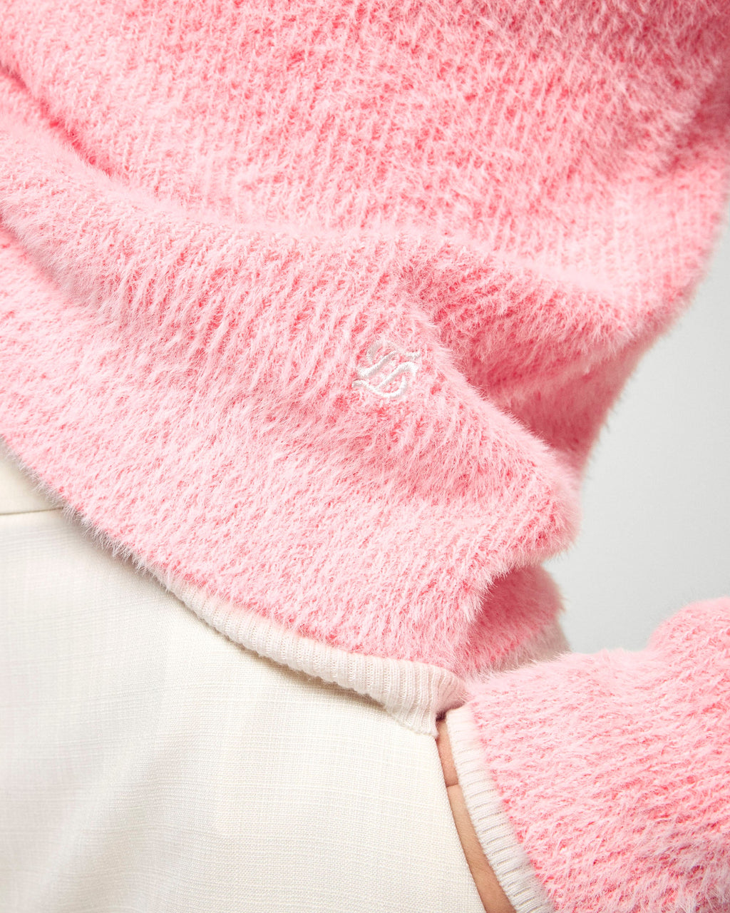 Pull Col Rond - Snowy Coral - Femme