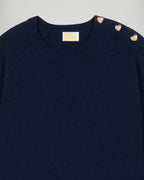 Pull Col Rond - Navy - Femme