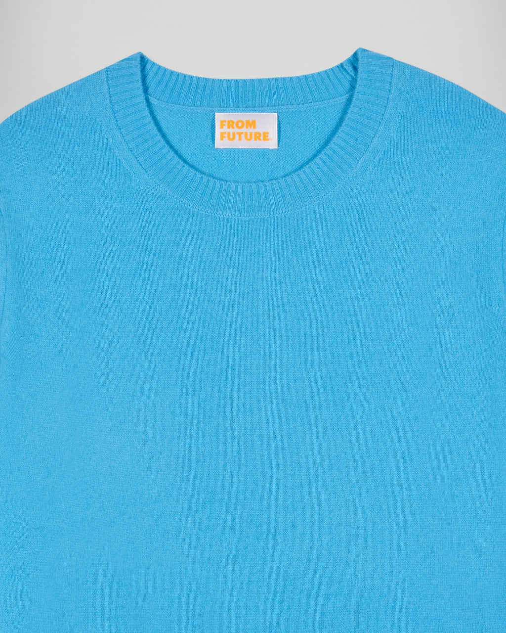 Pull Col Rond - Candy Blue - Femme